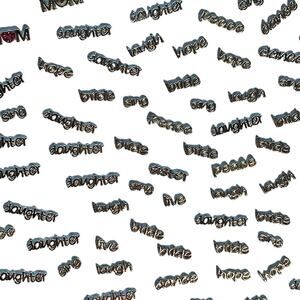 Lot of 60+ Pcs Floating Locket Silver Charms Words Daughter Bride Love Dance Mom
